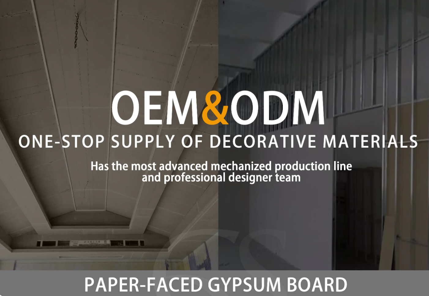 Paper Faced Plasterboard Paper Faced Gypsum Board 1220x2440mm Plaster Drywall Board Drywall for Office