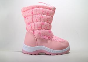 Buy cheap Leather Unisex Kids Winter Boots Flat Heel childrens warm boots product