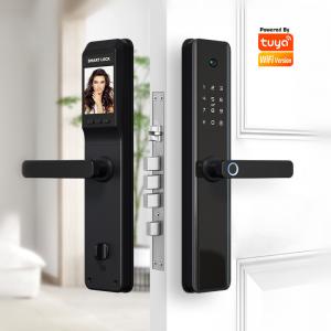 Buy cheap Fingerprint Tuya Wifi Smart Door Lock With Camera Smart Digital Intelligent Door Lock product