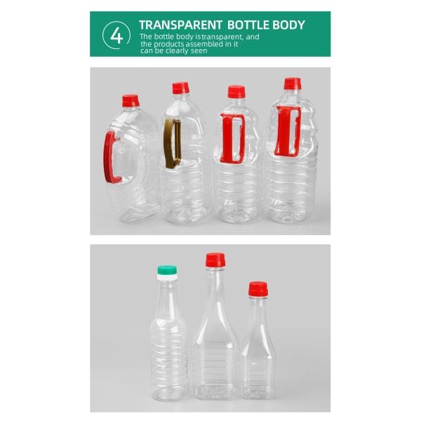 Leak Proof Plastic Condiment Bottles 760ml Edible Oil PET Bottles