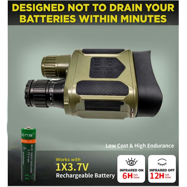 Infrared Digital Hunting Night Vision Scope Binoculars NV400 3.5-7X31