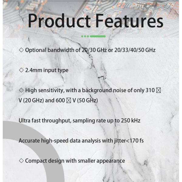 Keysight N1094B DCA-M Sampling Module with 30/50 GHz Bandwidth and 250 kHz Sampling Rate in Compact Design