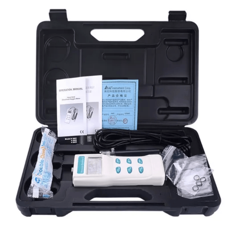 High Precision Dissolved Oxygen Analyzer with Data Logging for Fish Farm Water Quality Testing