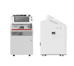 China Intelligent Kiosk Cash Dispenser Touch Screen Atm Cash Deposit Machine Floor Standing on sale