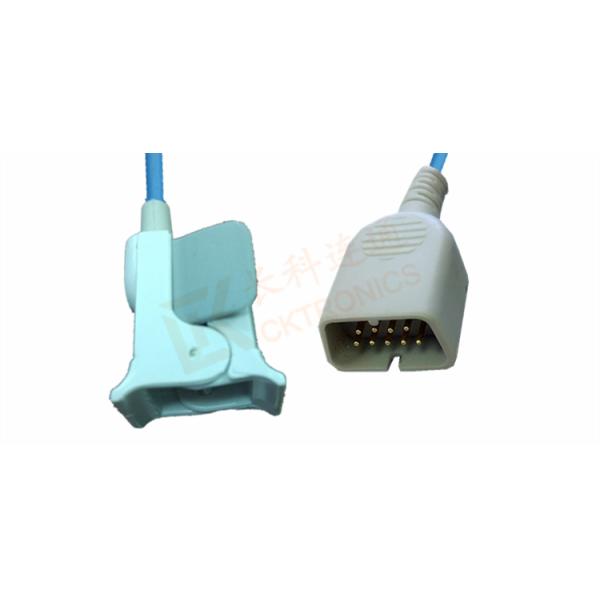 Nihon Kohden SPO2 Probe Sensor 9 Pin Reusable SpO2 Sensors Pediatric Finger Clip