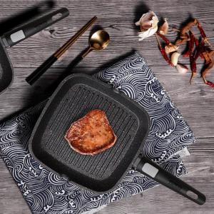 Buy cheap Cast Iron Stovetop Grill Pan Enamel Casserole Non Stick BBQ Grill Pan product