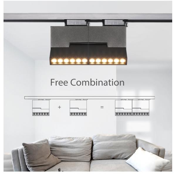 Adjustable Viewing Angle LED Track Light Rail Spotlights Energy Saving