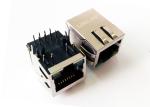 Right Angle Shielded RJSBE5381C1 8P8C Modular Jack With LEDs