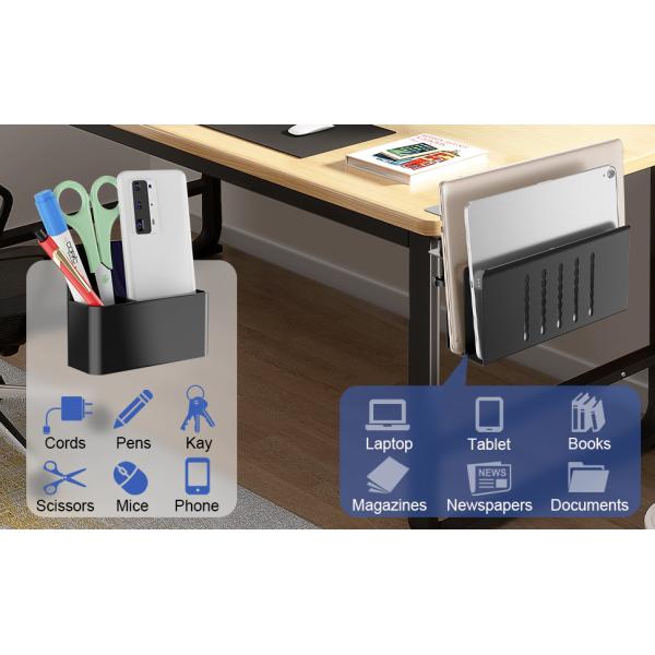 Pen Holder for Laptop Stand Tablet iPad books Holder Under Desk Hanging Organizer