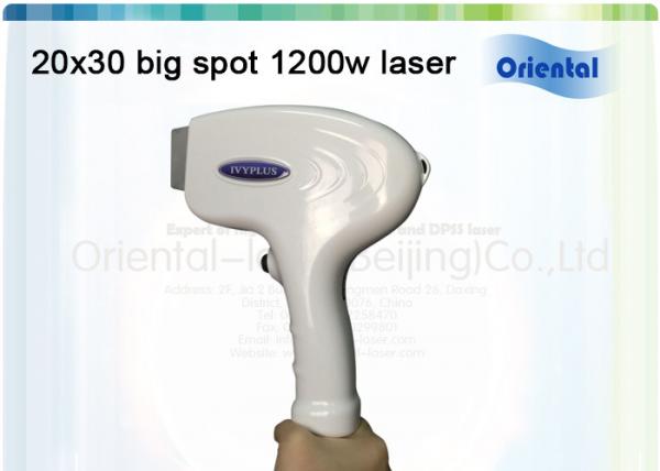 Quality Diode Laser Full Body Laser Hair Removal Handle Biggest Spot 20 * 30 mm CE / ISO 9001 for sale