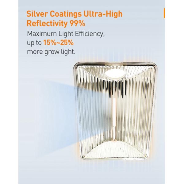 Ceramic Metal Halide 630W Grow Light Reflectors CMH Borosilicate Glass