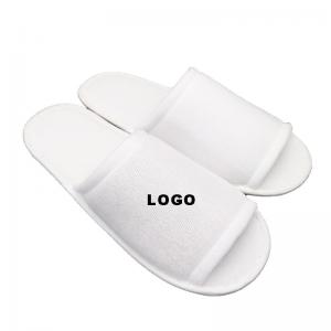 China Hotel Disposable Slippers White Home Slippers Logo Customized Home Supplies on sale