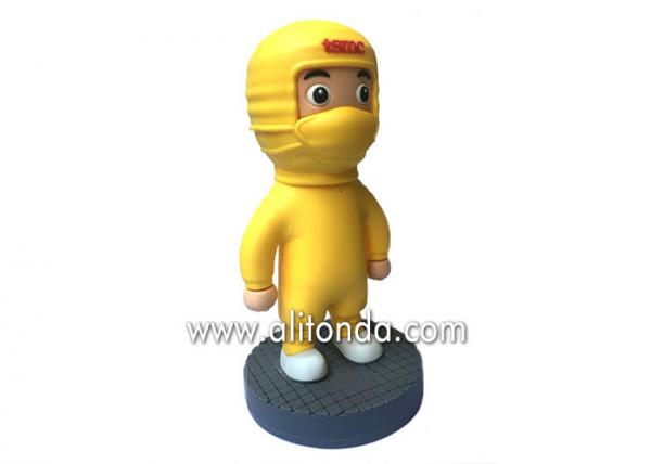 PVC 3d cartoon person figures custom decoration 3d figures manufacturer with any design shape available