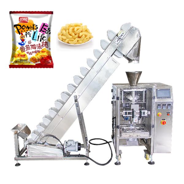 Automatic Triangular Plastic Bag Packing Machine For Bean Granule Grain Seed