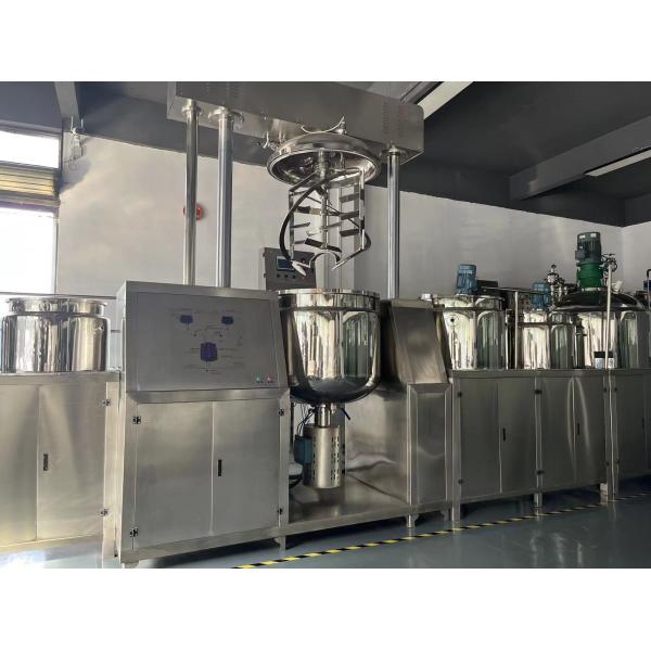 Food Antirust Vacuum Emulsifying Mixer Machine Multifunctional Durable