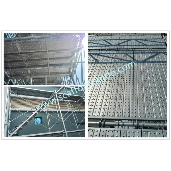 Scaffolding catwalk pre-galvanized Q235 hook planks 420*1829mmL 600*1800mmL for Ringlock frame scaffolding system use