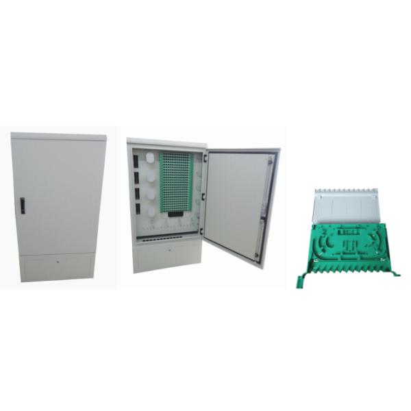 Floor Standing Outdoor Fiber Distribution Cabinet High Anti - Erosion Performance