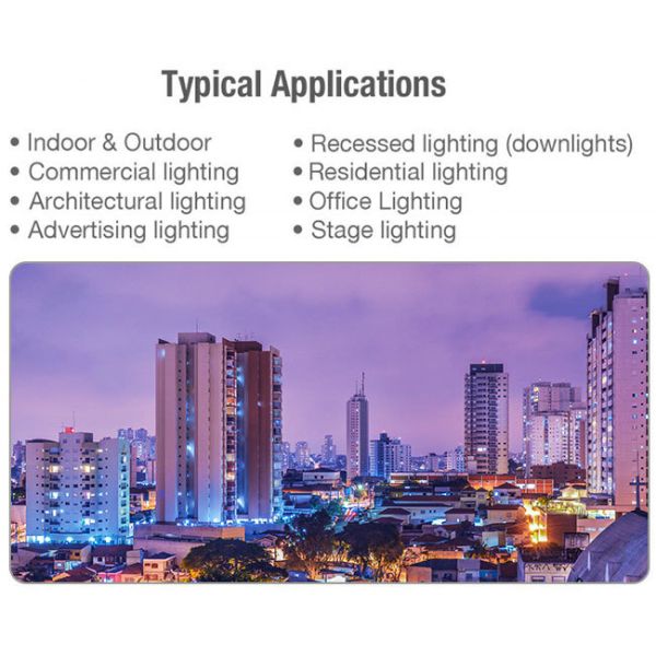 0-10V PWM Dimmable LED Driver Ultra Slim 20W To 96W 12V 24V DC LED Power Supply