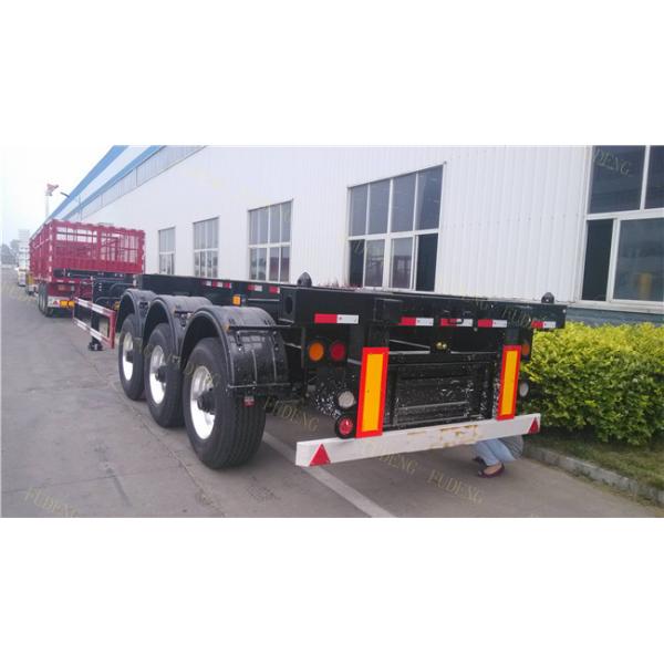 Two Axle 8 Tires 30 Ton 40 Feet Chassis Container Trailer Skeletal Semi Trailer