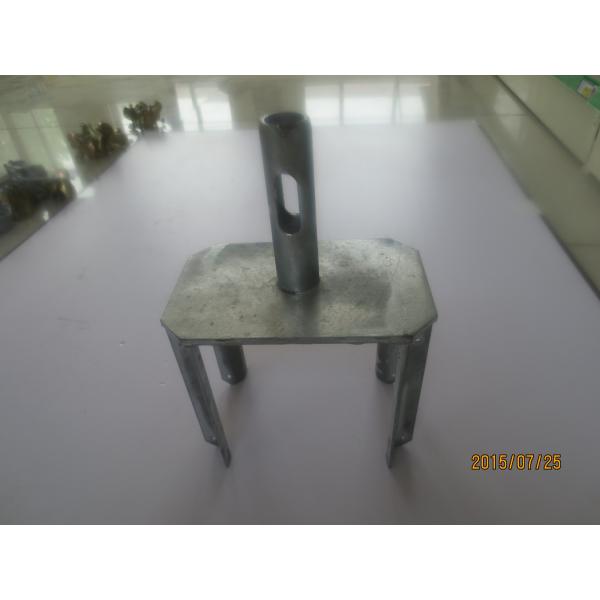 Adjustable shoring U head jack base / fork base jack for formwork 2.65kg