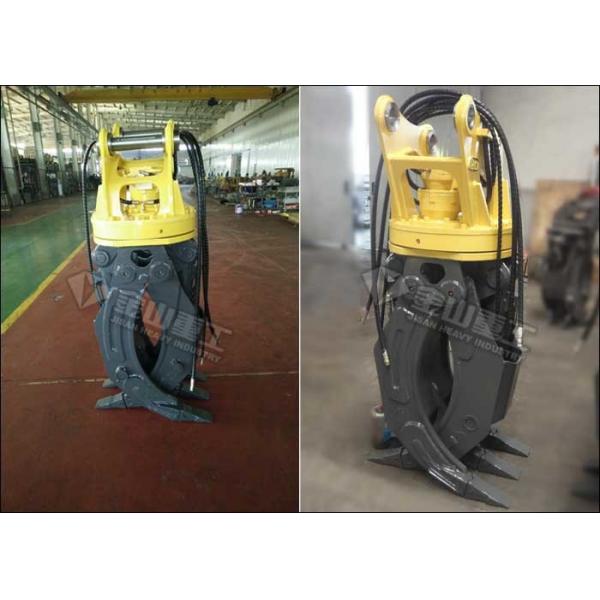 Flat Type Hydraulic Log Grapple Fit Excavator PC120 PC130 PC160