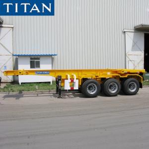 China Tri Axle Chassis - 20FT Container Trailer Chassis on sale