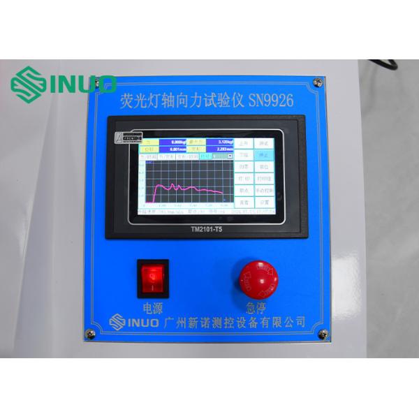 IEC 60598-1 Fluorescent Lamp Axial Force Tester for mechanical strength of lamp holder test