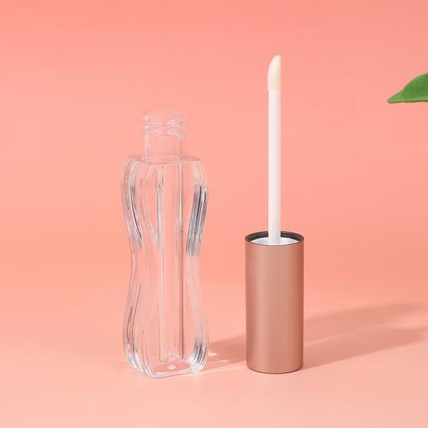 Screen Printing Logo 5ml Waist-length Plastic Lip Glaze Tube for All Skin Types