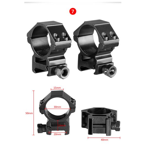 30mm 25.4mm Hunting Scope Rings And Mounts 11mm 20mm Dovetail Rail