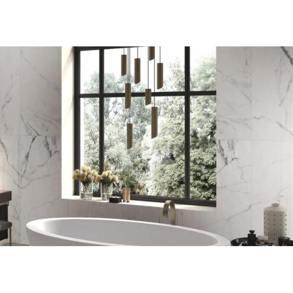High Standard Marble Look Porcelain Tile , White Polished Porcelain Tiles