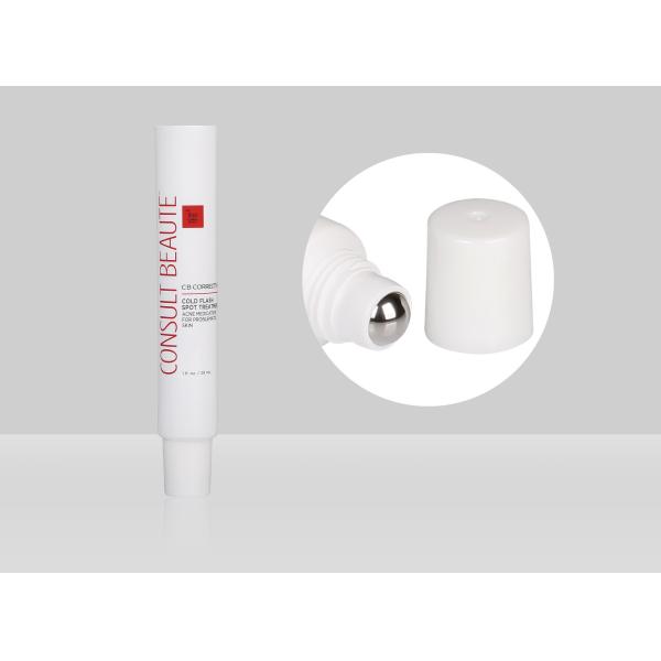 10-30ml Empty Eye Cream Tubes Cosmetic Plastic Tube With Massage Stainless Steel Ball