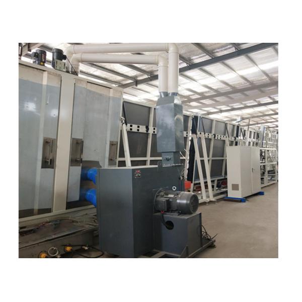 Double Glazing Glass Washing And Drying Machine Inverter Controlled Washing Speed