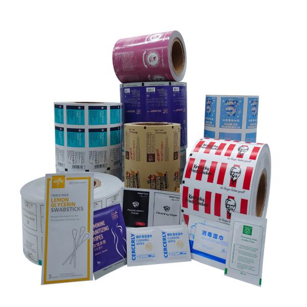 CPP Pet Laminated Film Roll Packaging Material for Waterproof Glasses Cleaning Needs