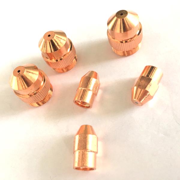 Easb PT17 Plasma Cutting Torch Parts Nozzle And Electrode Copper Material