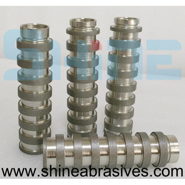 3mm Handle Diameter Electroplated Diamond Profile grinding wheel Tools Heat