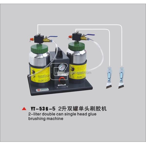 Semi Automatic Pneumatic Gluing Machine For Shoes Leather Paper Goods