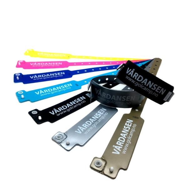 Soft PVC Hospital Medical Wristband Disposable RFID NFC Tag Bracelet