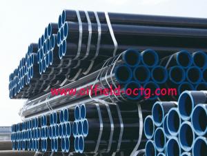 Buy cheap api steel line pipe API 5L ASTM A53 A106 WITH BLACK COATING BEVELLED ENDS AND CAPS product