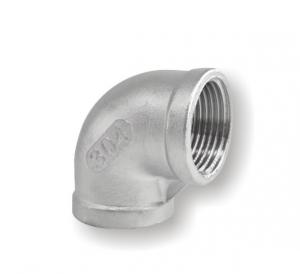 Buy cheap 90 Degree Stainless Steel Elbow Pipe SS Inner Screw Bent Female Casting Threaded product