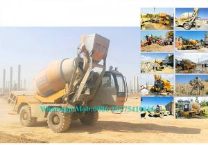 Buy cheap Rotating Drum Concrete Cement Mixer Machine Self Loading Mobile Type 2.0M3 Output product