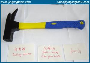 China roofing hammers, fiber glass handles, blue yellow fiber handle on sale