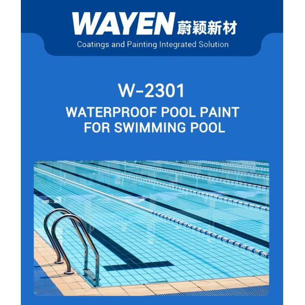 Eco-friendly High Adhesion Antibacterial Waterproof Coating for Swimming Pools and Building Surfaces