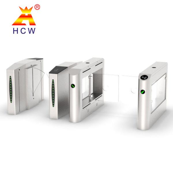 25W Pedestrian Turnstile Gate SS304 Wing Gate Kindergarten Access Control System