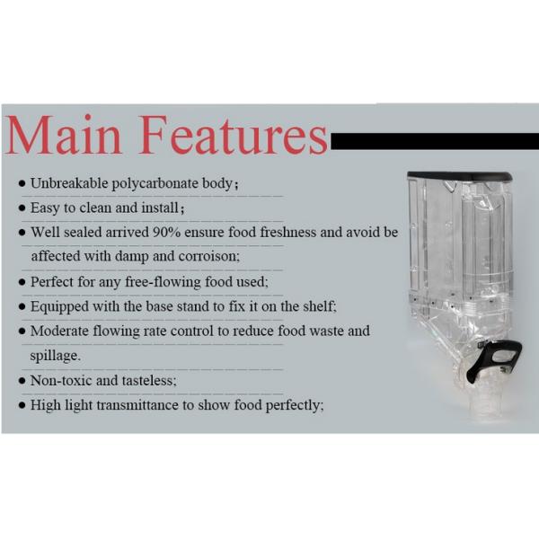 wall mount dry food dispenser