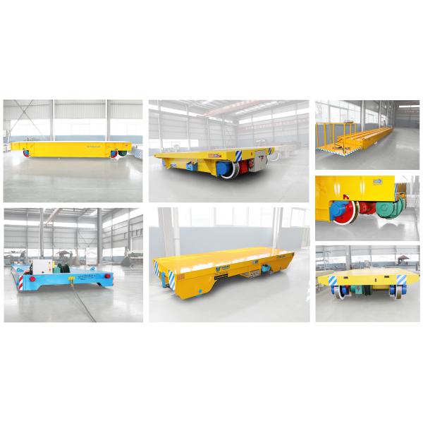 Easy Operated Electric Trailer Trolley / Battery Operated Cart Applied Steel Plant