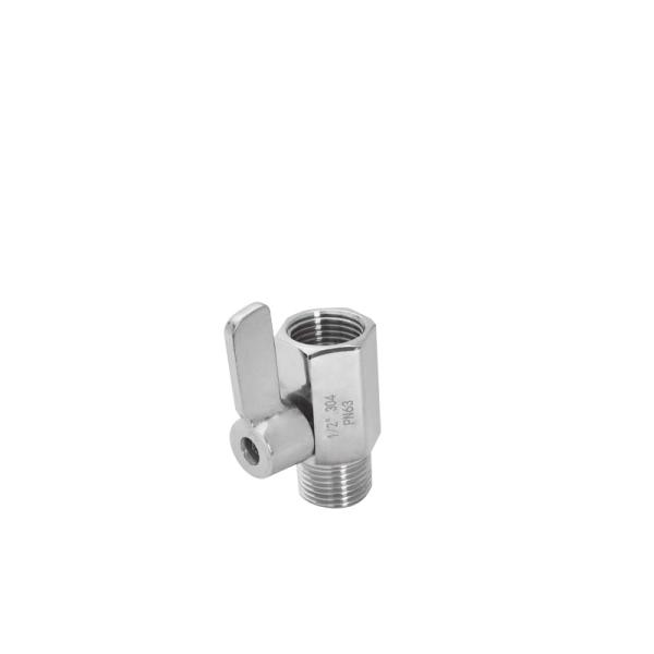 Waterborne Oleic Acid Mini Ball Valve equipped with Stainless Steel Handle Material
