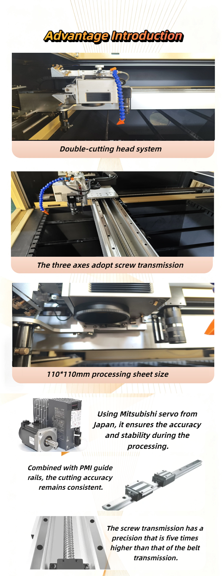 100W RF CO2 Integrated Scanning Marking Cutting Machine Precision Non Metallic Processing System