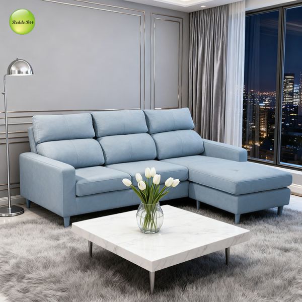 Modular L Shaped Sectional Sofa Plush Couch Waterproof For Small Spaces