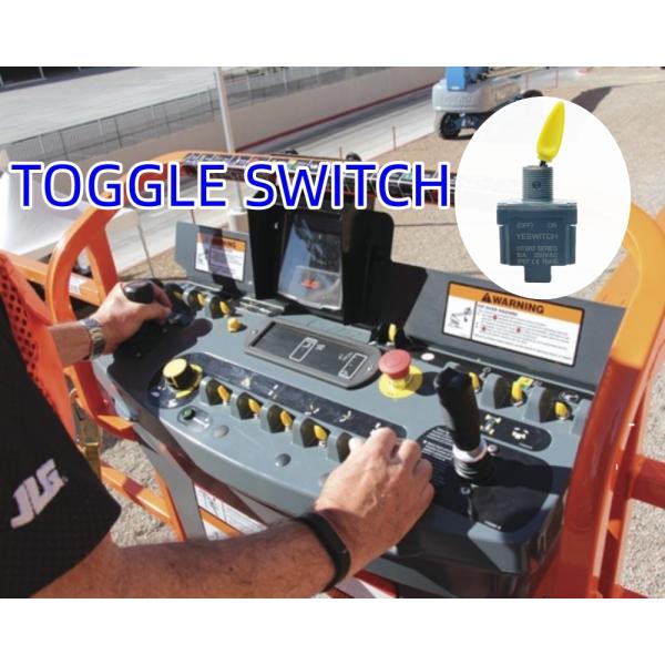 Heavy-Duty Industrial Toggle Switch (OFF)-ON SPST IP68 For Construction Machinery