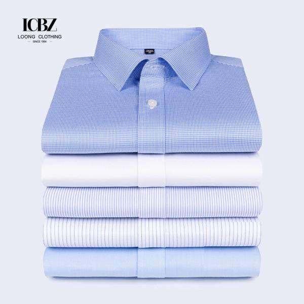 Men's Dress Shirt Spanish Style 100% Cotton DP Ready-made No Ironing Needed Custom Fit